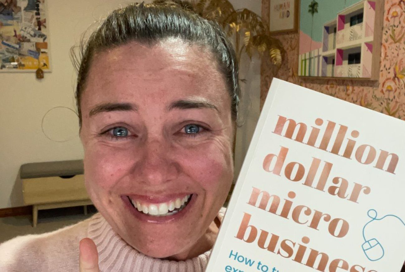 Tina Tower holding Million Dollar Micro Business