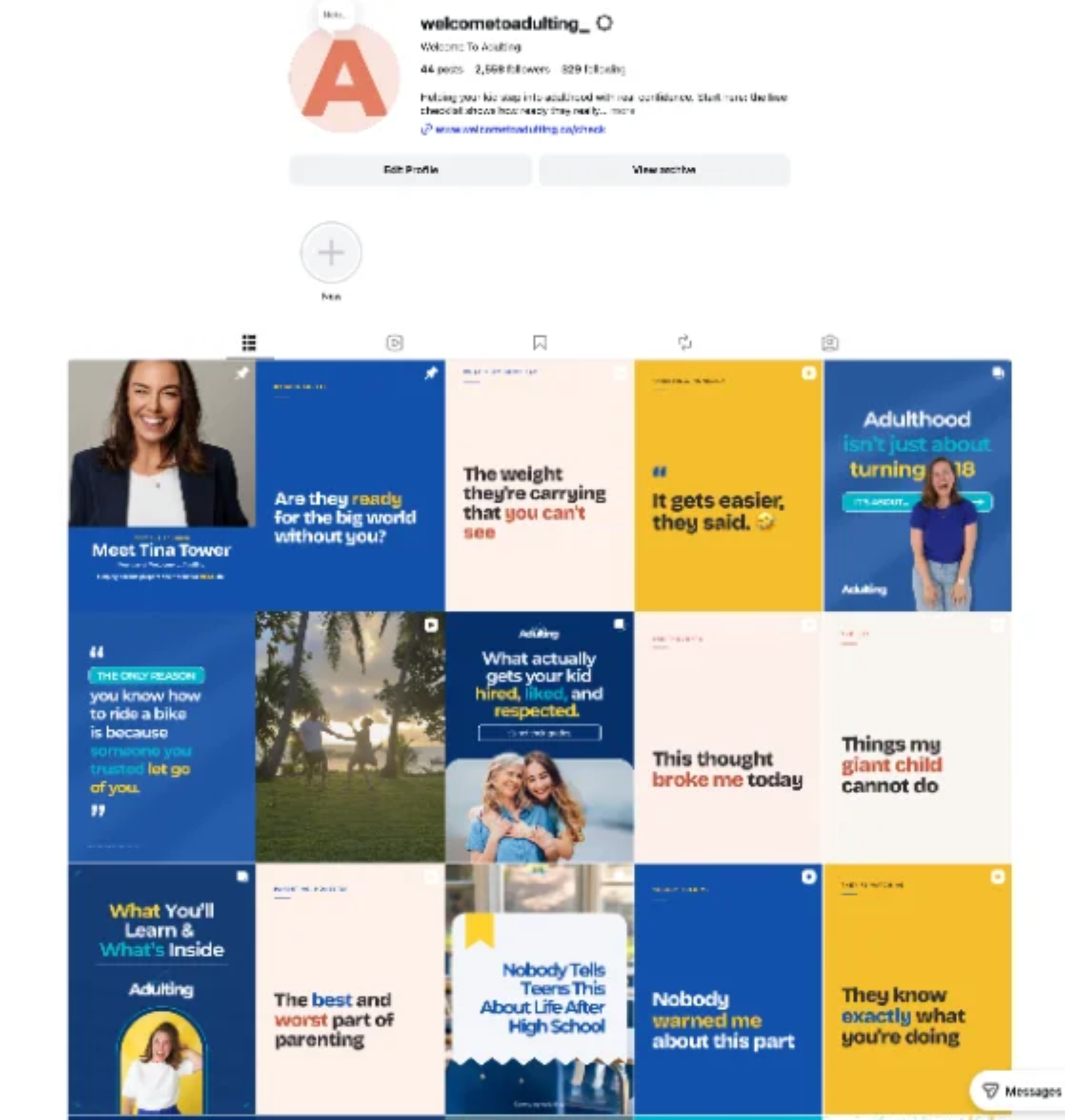 Social media posts designed with Claude