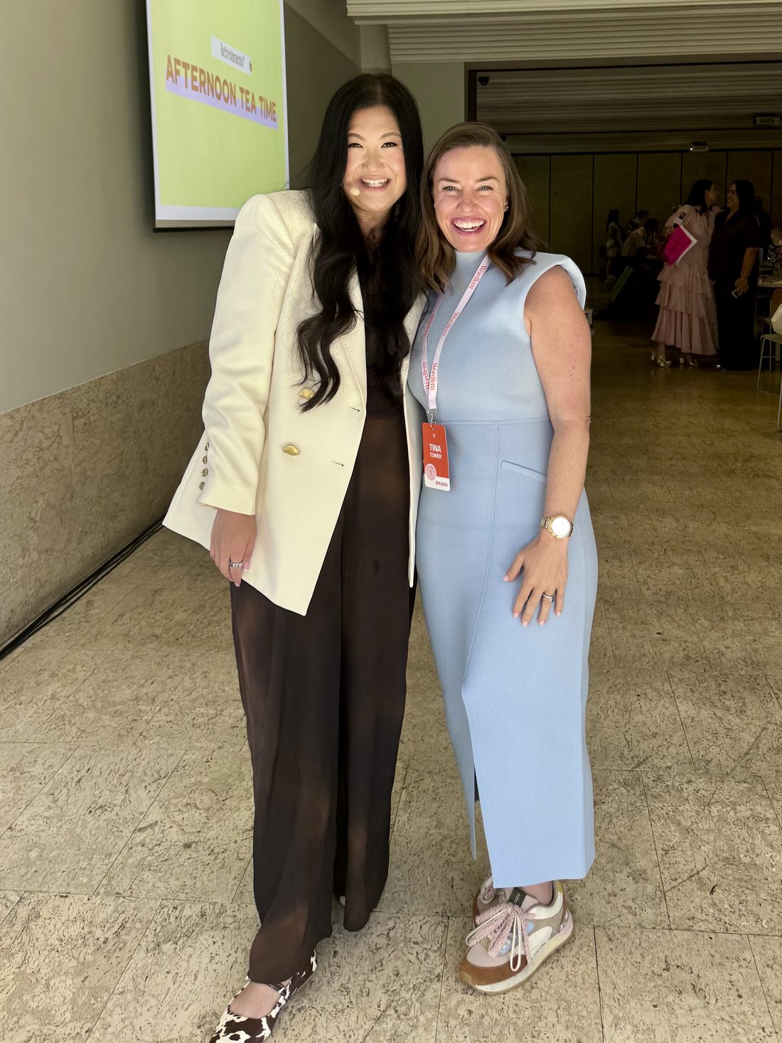 Tina Tower with Anita Siek of Wordfetti