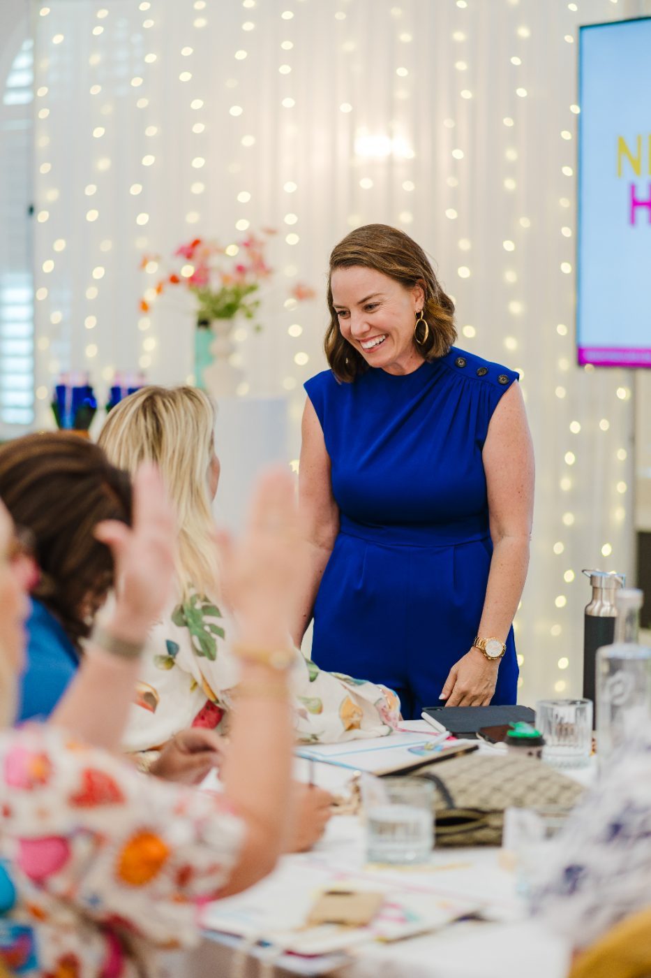 Tina Tower running a VIP Day